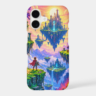 Floating Islands Pixel Fantasy Adventure Phone Cas