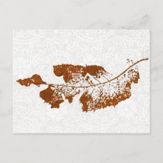 "Floating Leaf #1" Country Roads Postcard