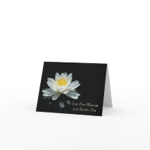 Floating Lotus Flower Note Cards