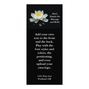 Floating Lotus Flower Rack Card
