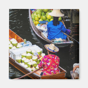 Floating Market in Bangkok Magnet