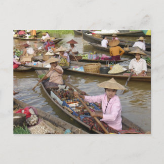 Floating Market Postcard