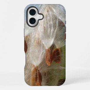 Floating Milkweed Seeds Ethereal Nature Graphic iPhone Case