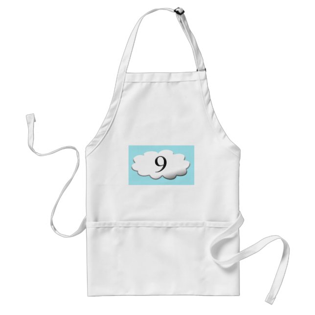 Floating on cloud nine standard apron (Front)
