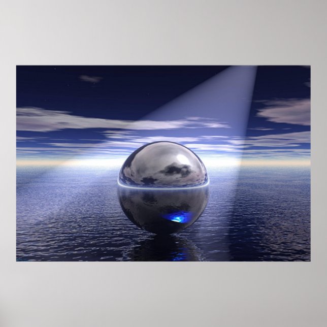 Floating Orb Poster (Front)