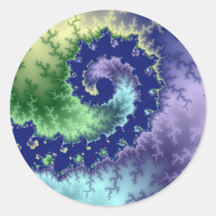 Floating Out - Fractal Sticker