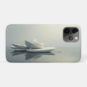 Floating Petals of Stone Design iPhone 11 Pro Case
