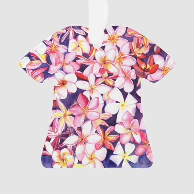 Floating Plumeria Ornament (Front)