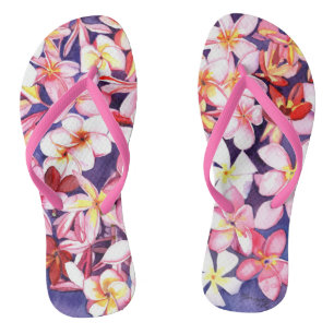 Floating Plumeria Thongs