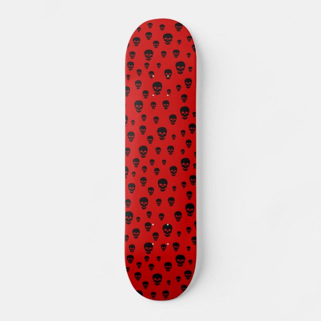 Floating Pop Skulls Skateboard (Front)