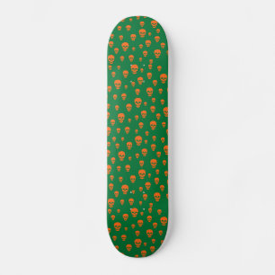 Floating Pop Skulls Skateboard