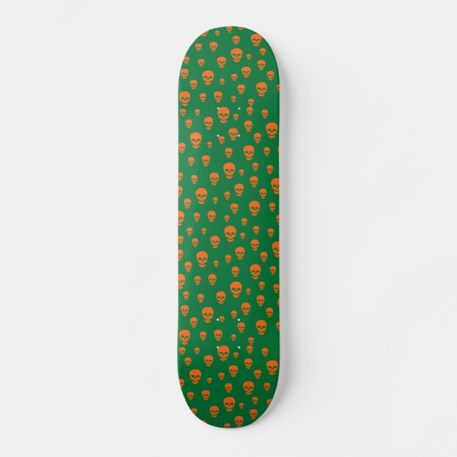 Floating Pop Skulls Skateboard (Front)