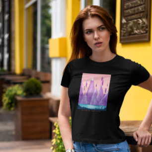 Floating Rocks Fantasy Landscape T-Shirt