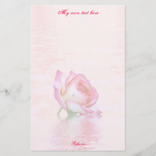 Floating Rose Letter Sheets Stationery