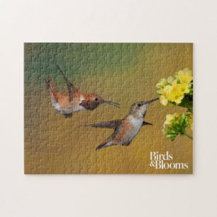 Floating Rufous Hummingbird Jigsaw Puzzle
