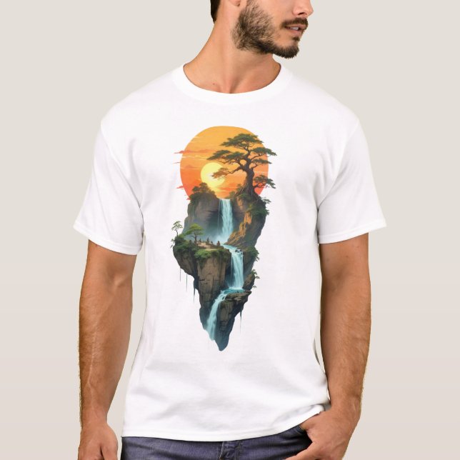 Floating Waterfall T-Shirt (Front)