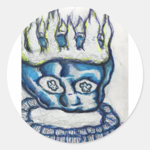 FloatingKing Classic Round Sticker