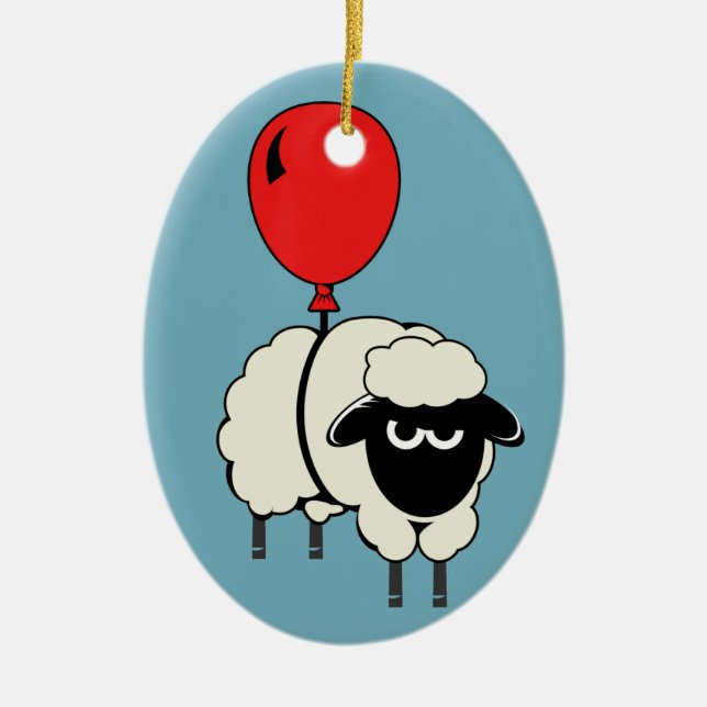 FloatingSheep Xmas Ornament (Front)