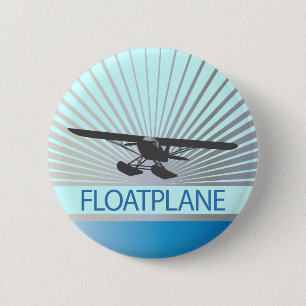 Floatplane 6 Cm Round Badge
