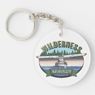 Floatplane Aviation Wilderness Adventure Key Ring