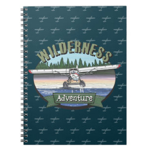 Floatplane Aviation Wilderness Adventure Notebook