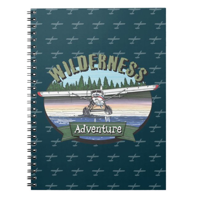 Floatplane Aviation Wilderness Adventure Notebook (Front)