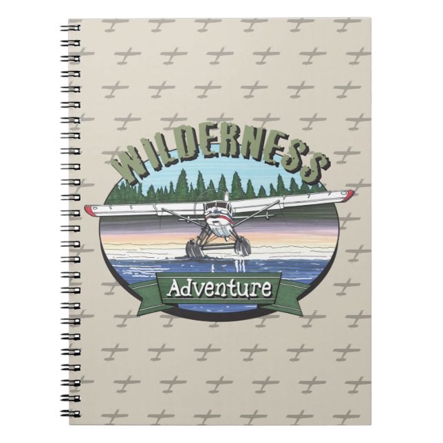 Floatplane Aviation Wilderness Adventure Notebook (Front)