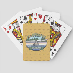 Floatplane Aviation Wilderness Adventure Playing Cards