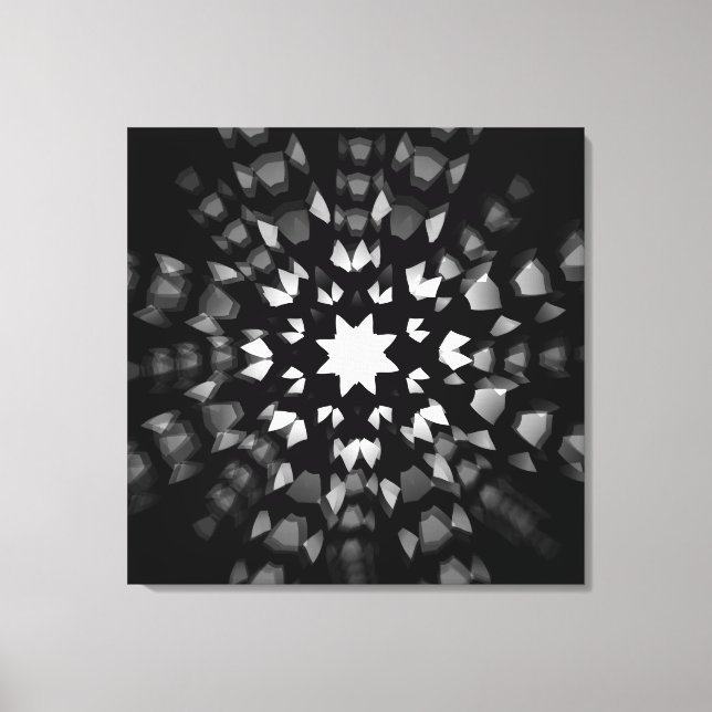 flock canvas print (Front)