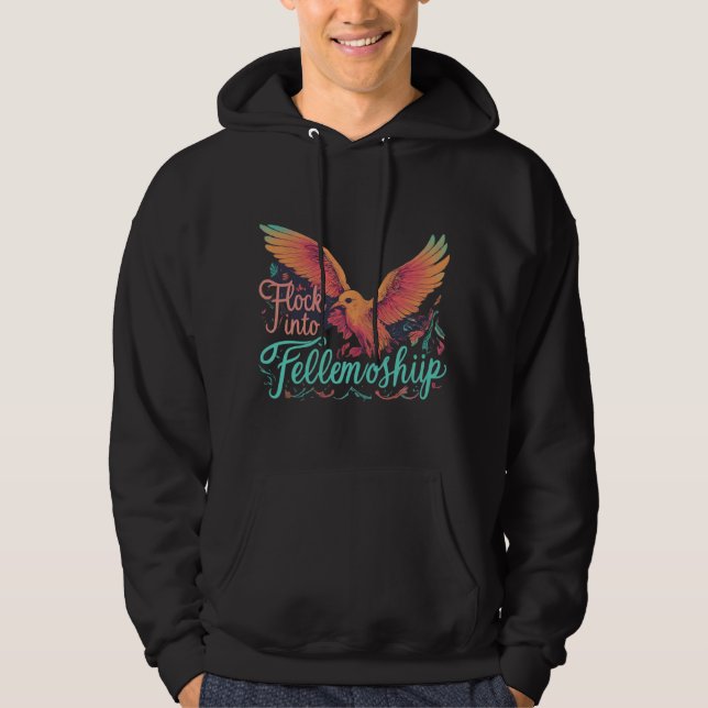 Flock into Fellemoshiip Hoodie (Front)