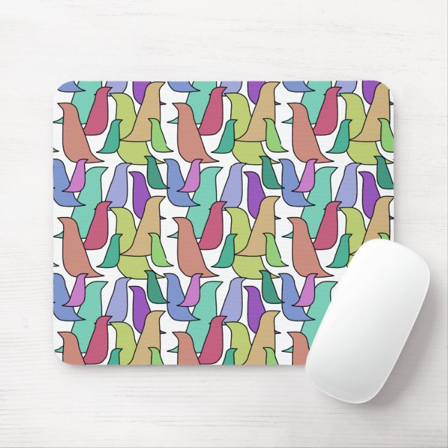 Flock of Birds  Mouse Pad (With Mouse)