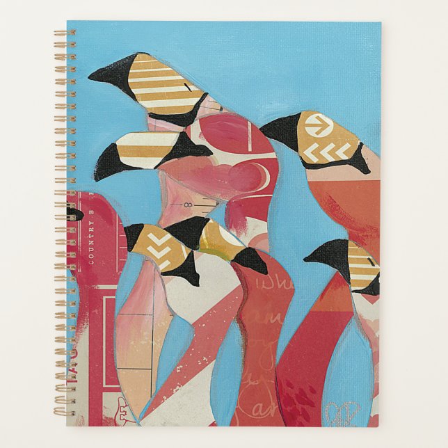 Flock of Flamingos Planner (Front)