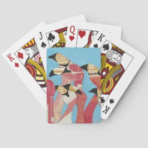 Flock of Flamingos Playing Cards