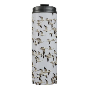 Flock of Geese in Flight Thermal Tumbler