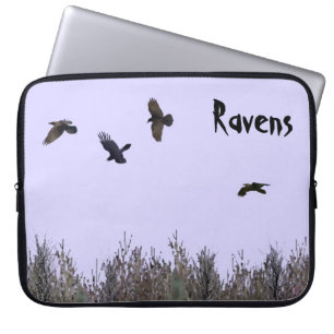 Flock of Ravens Laptop Sleeve