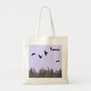 Flock of Ravens Tote Bag