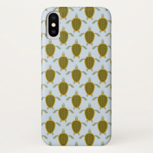 Flock Of Sea Turtles Pattern iPhone X Case