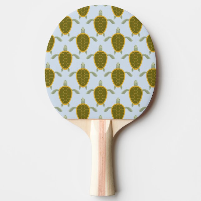 Flock Of Sea Turtles Pattern Ping Pong Paddle (Front)