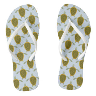 Flock Of Sea Turtles Pattern Thongs