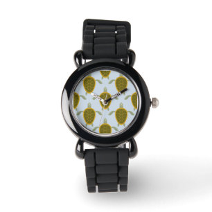 Flock Of Sea Turtles Pattern Watch