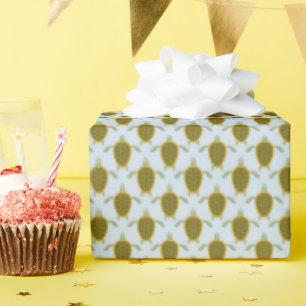 Flock Of Sea Turtles Pattern Wrapping Paper