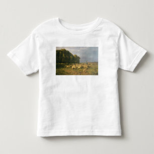 Flock of Sheep in a Landscape Toddler T-Shirt
