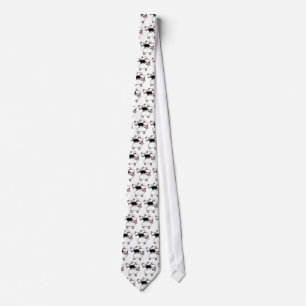 flock of sheep with black sheep tie