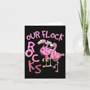 Flock Rocks Flamingo Matching Family Vacation Card