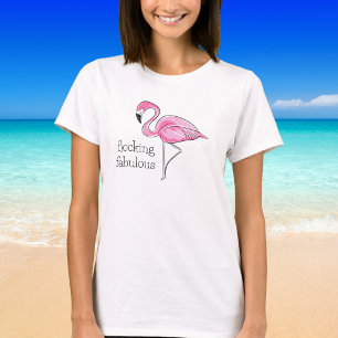 Flocking Fabulous Pink Flamingo T-Shirt
