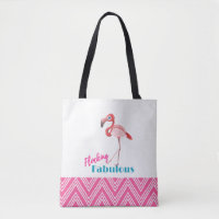 Flocking Fabulous Typography w/ Pink Flamingo