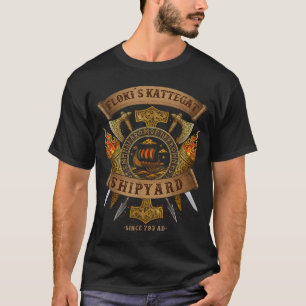 Flokis Shipyard Kattegat Viking Ship - Ringerike S T-Shirt
