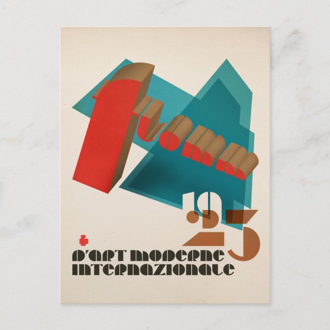 FLomm 1923 D'Art Moderne Internazionale Postcard (Front)