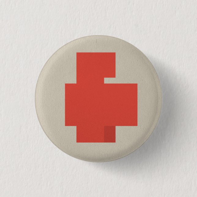 FLomm Heroes: POSITAVO! 3 Cm Round Badge (Front)