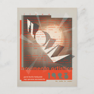 FLomm movimento artistico Postcard